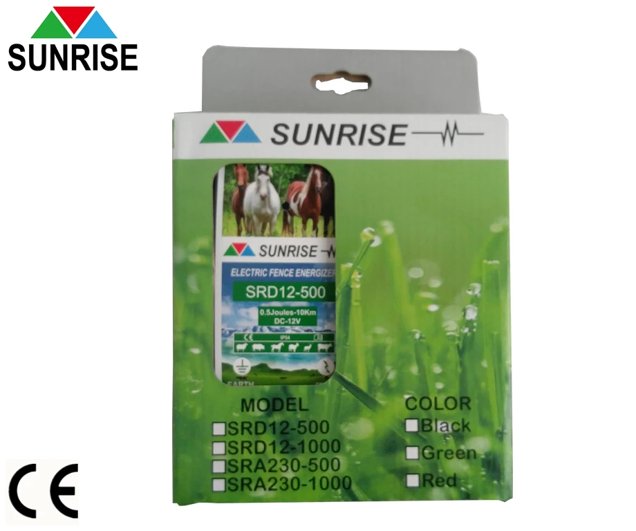 PV Protection 12 V  Battery and solar electric fence energizer for horse farm