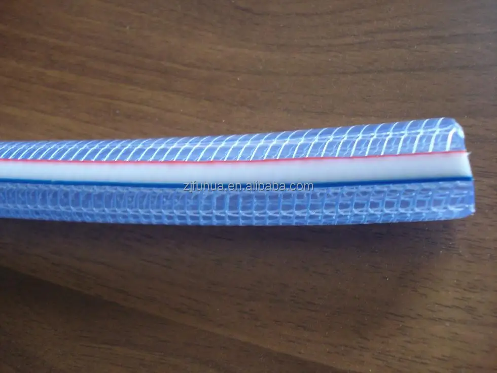 pvc clear hose / garden nylon braided hose / pvc reinforced hose