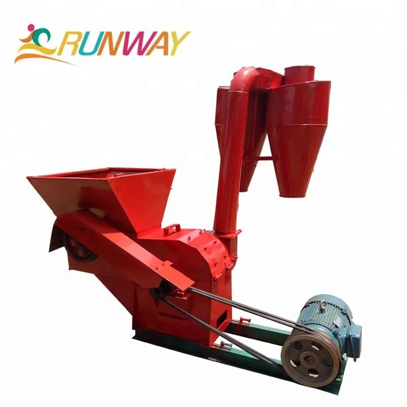 15kw 900kgs/h sweet sorghum stalk crusher machine rapeseed straw grinder machine