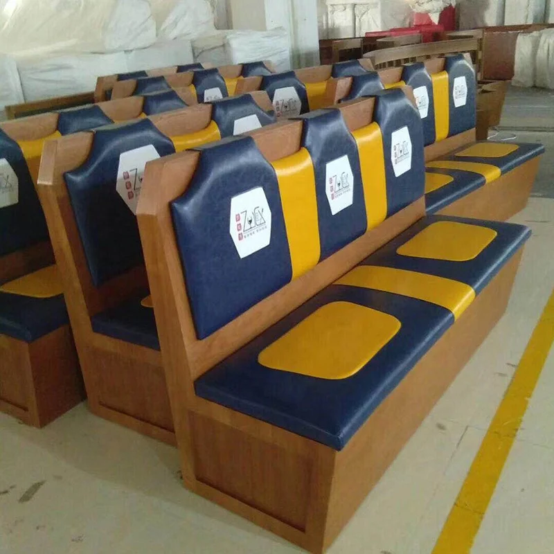 
restaurant furniture seating booth with custom logo custom-made size color price for meter is from 100$ moq is 1 meter 