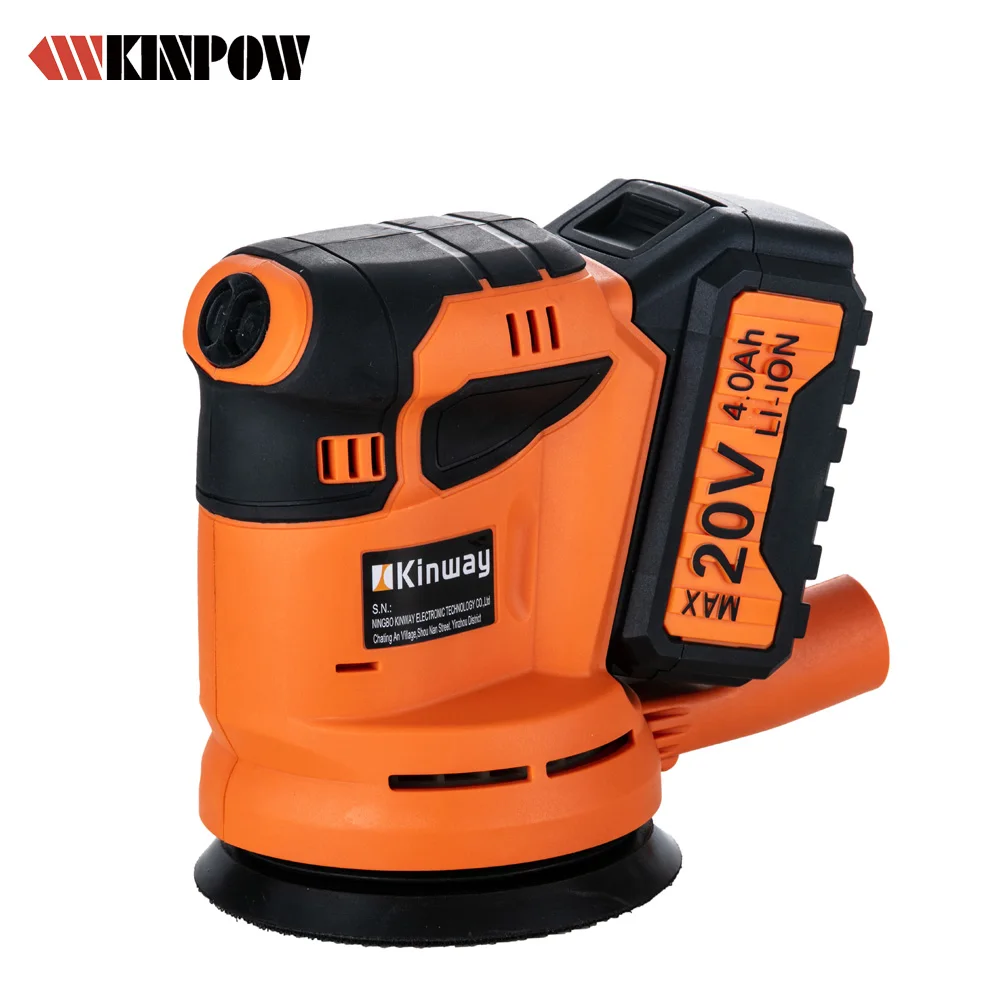 
KINPOW lithium 20v cordless sander with brushless motor 