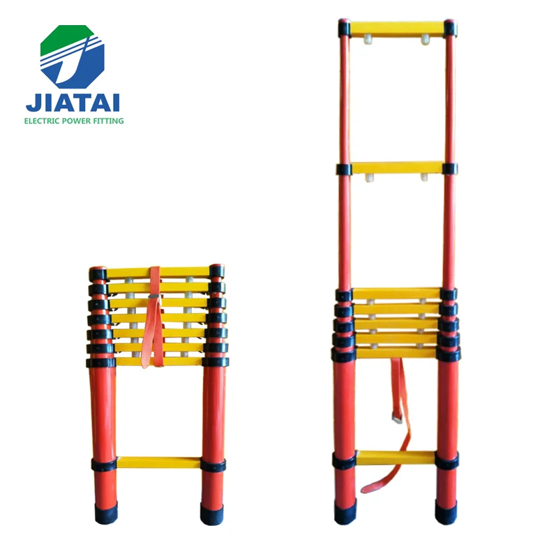 Ladder Super Light Multi-section Fiberglass Telescopic Ladder