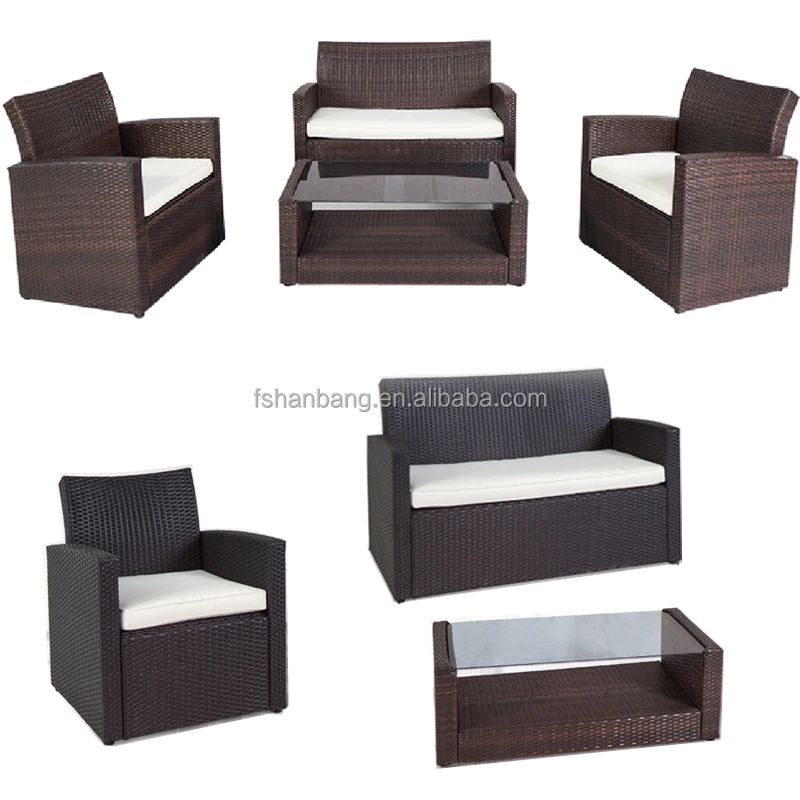 Австралийская Лидер продаж, уличная мебель из ротанга, плетеный диван гардении