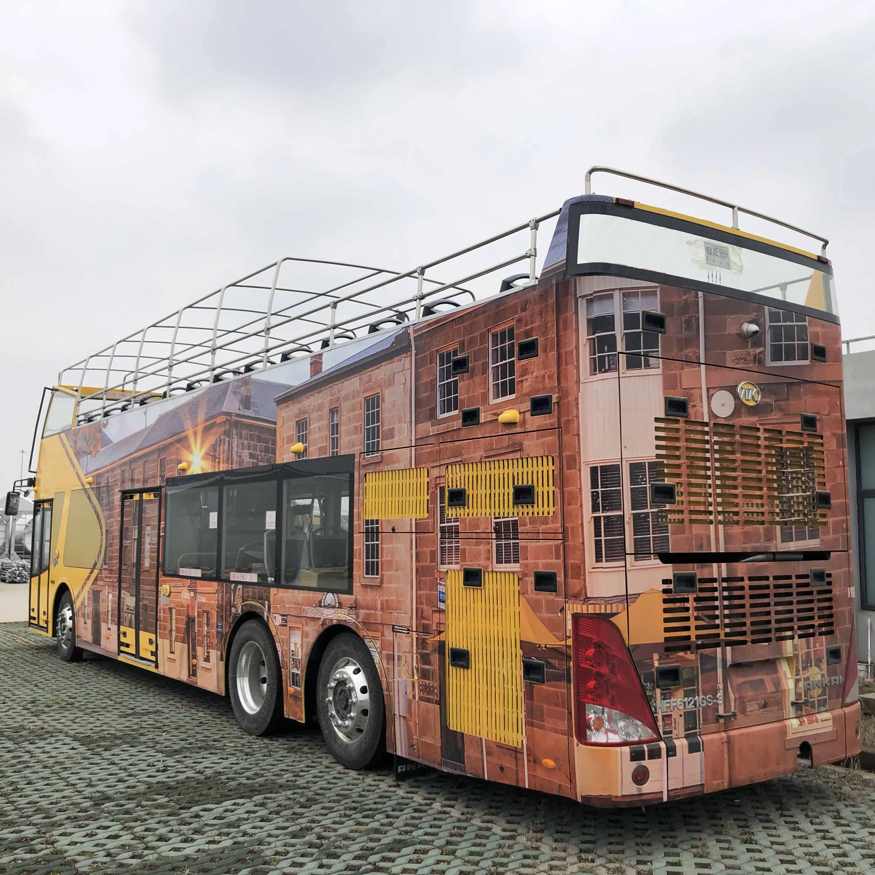 
Ankai 11m Low Price Double Decker Luxury Bus with Good Quality for Sale 