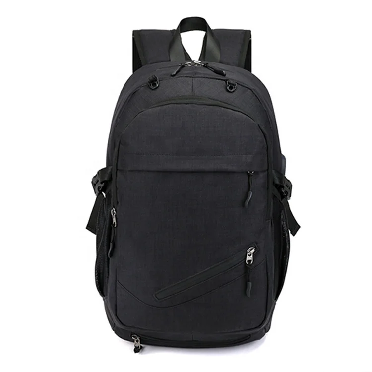 Wholesale USB Charging  Polyester Leisure bag hiking backpack