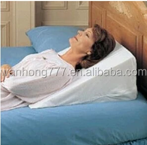 2023 New 100% Polyurethane Visco Elastic customized Memory Foam Wedge Pillow