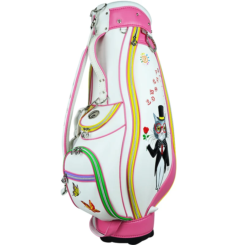 Hot selling PU Selected material staff golf bag