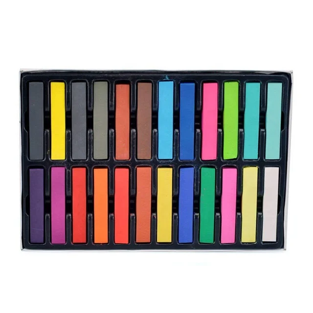 
Artist 24 Colors Soft Pastel for Painting and Drawing 