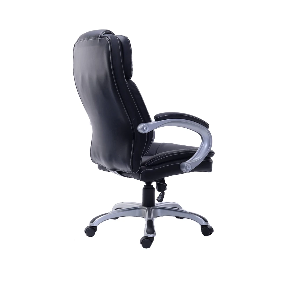 Anji Laika black office chair, pu Boss chair swivel chair