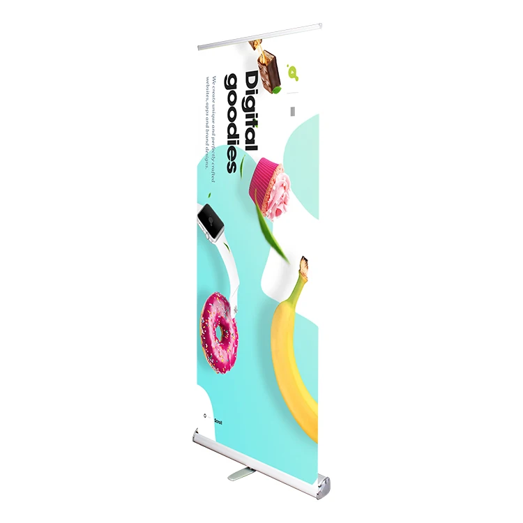 
top selling double sides portable banner stand roll up display 