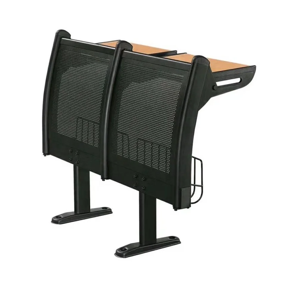 
plywood Wood folding school desk with bench school furniture table classroom training chair 