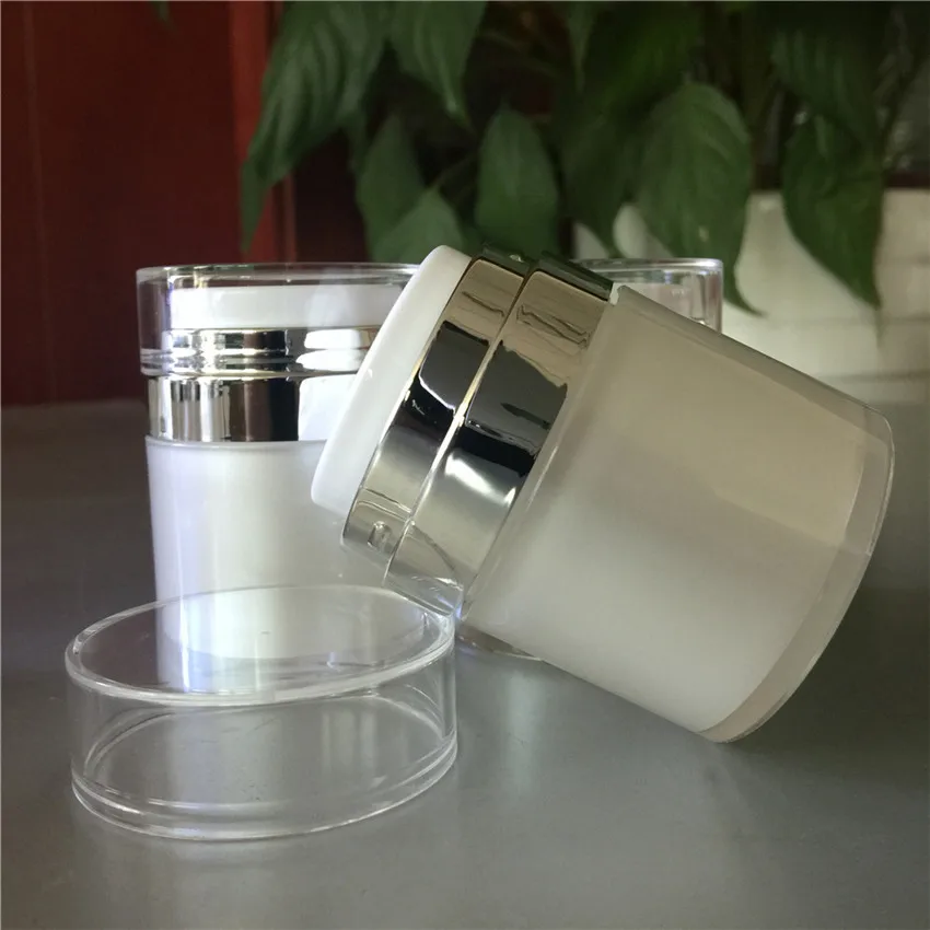 solide parfum conteneurs airless pump bottle moisturizer jar