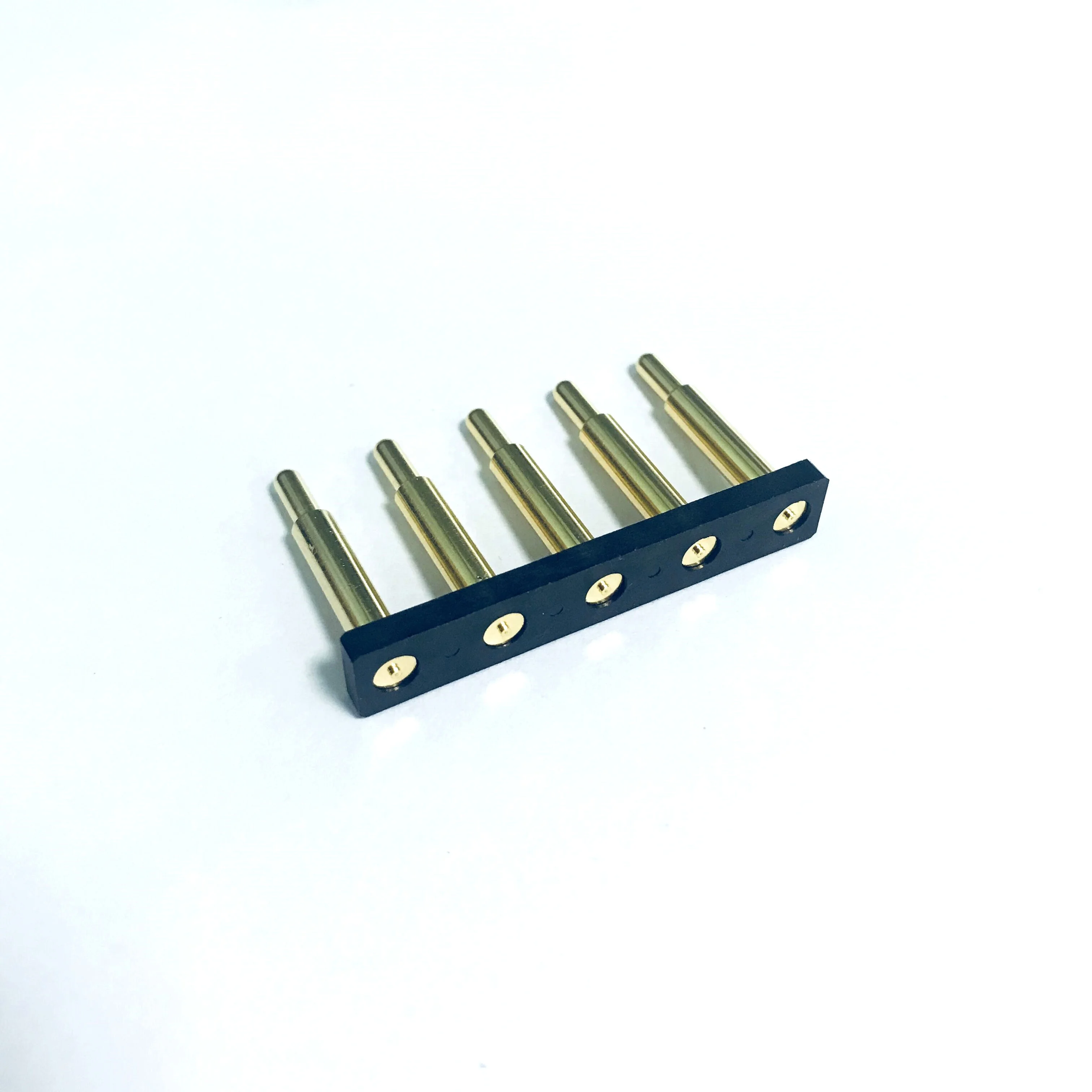 
1x5 Pin Positions Power Pin Male type connector header large current Brass 40A Golden plated LED Power 