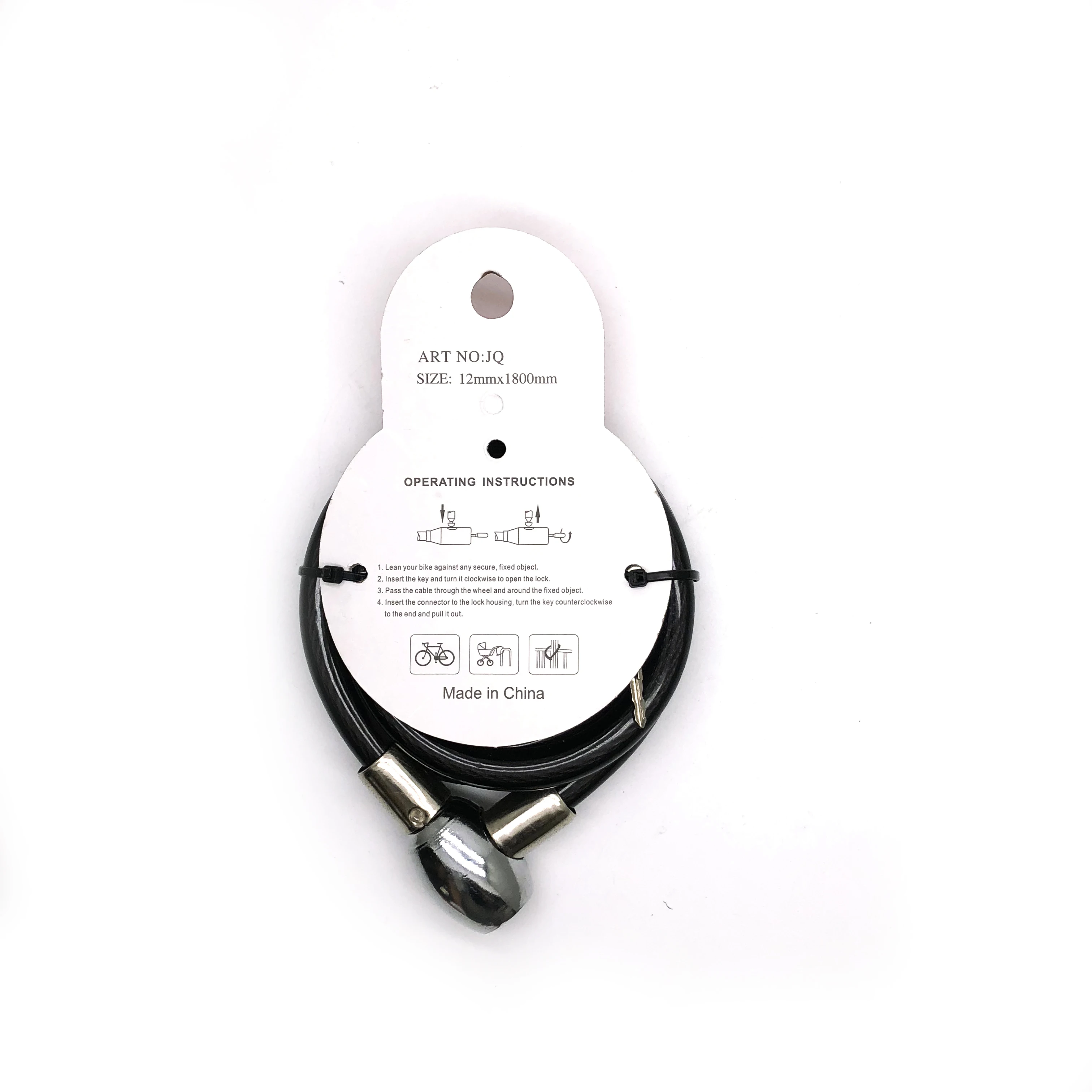 8223-Q Hot Sale Fashion And Trendy bike lock prank low with sale