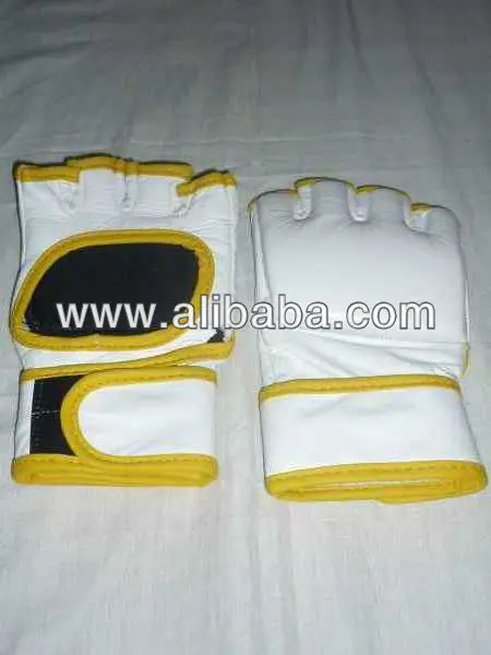 Premium Leather Boxing Gloves for MMA Training and Competition