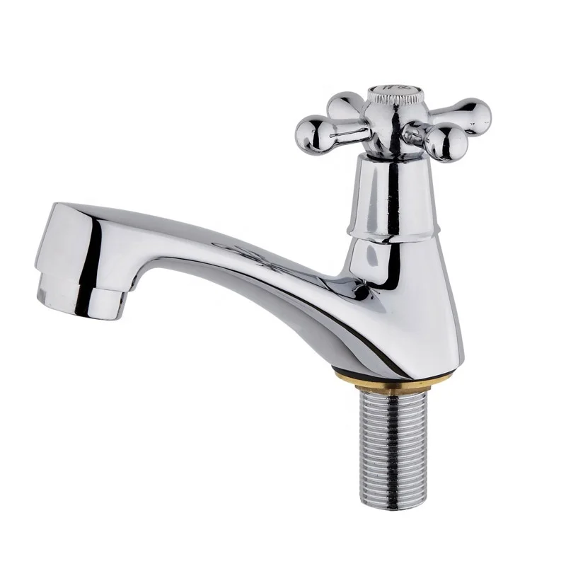 China single lever chrome-plated bathroom basin faucet