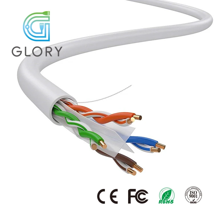 Glory UTP Lan Cable 4 Pairs Bare Copper Cable Wires Cat6 305m