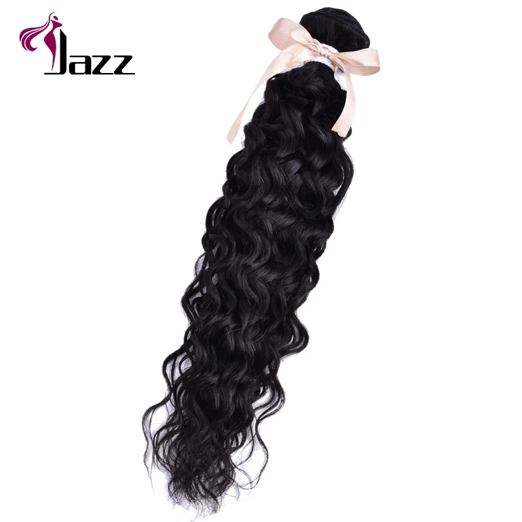 Super quality water wave hairreal brazilian human hair extension