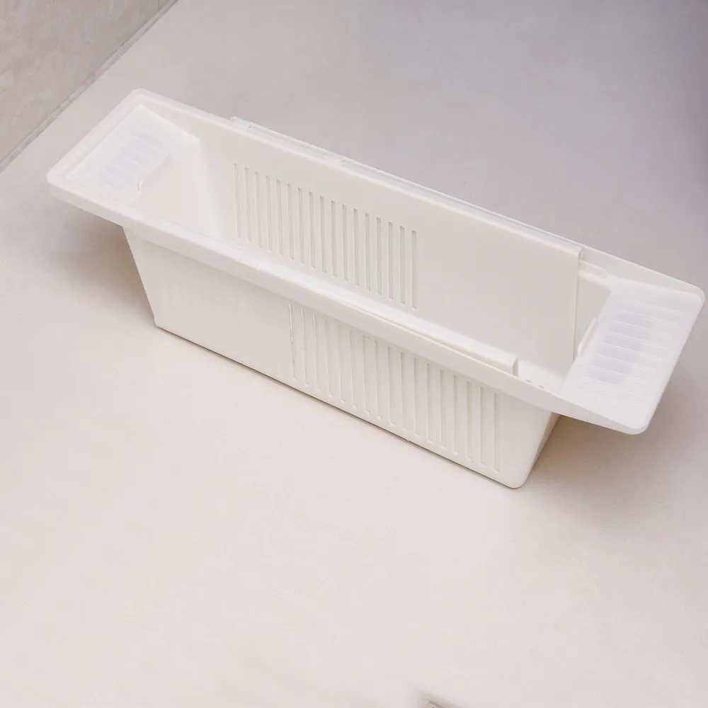 Bathtub organizer  extendable bathtub storage basket organizer  Bath Toy Organizer