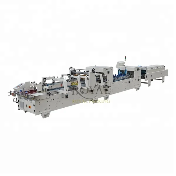 
automatic box folder gluer machine 