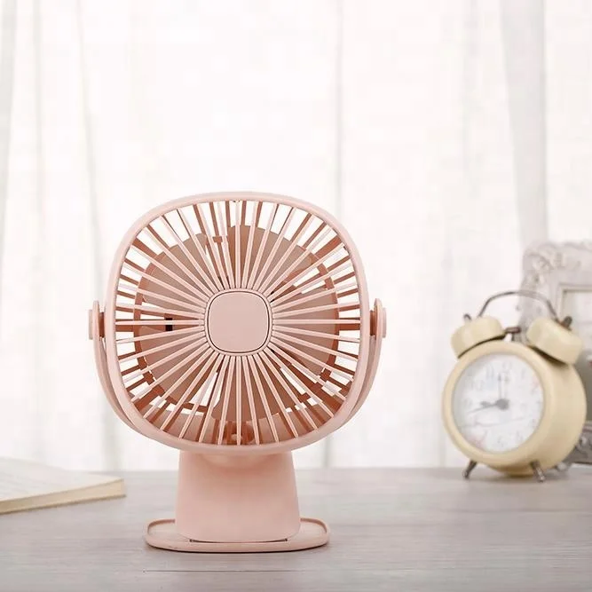 usb rechargeable personal portable clip table fan Portable Stroller Fan LED Display 6000mAh Battery Operated Mini Clip Fan