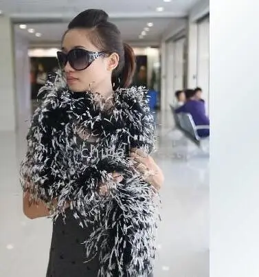 
ostrich feathers boa artificial feather boa wedding decoration feather wholesale price factory 