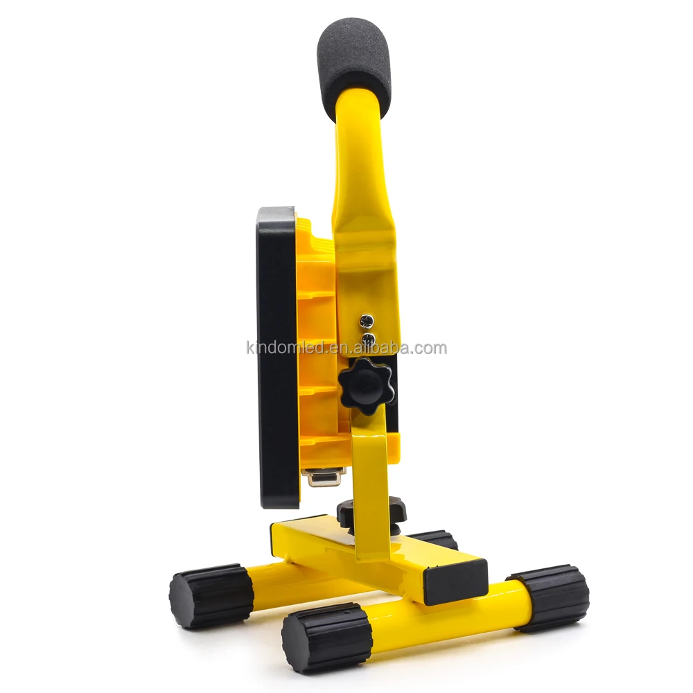 Aluminum portable outdoor led torch light   Battery 6000K 10W rechargeable led work light