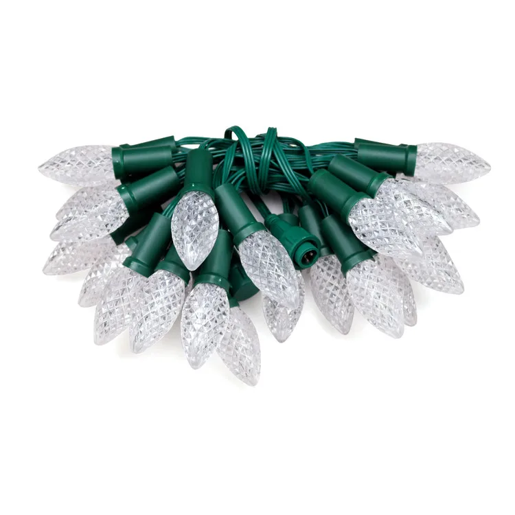 wholesale trade assurance C7 C9 rgb 12v led bulbs string color changing led christmas light