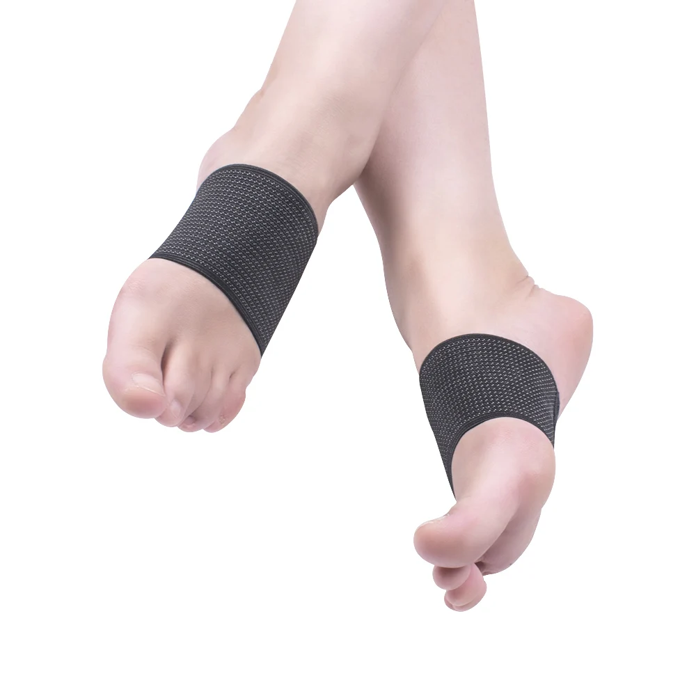 Copper Compression Arch Brace To  Plantar Fasciitis Support Arch Pain Bands Foot Massager Roller