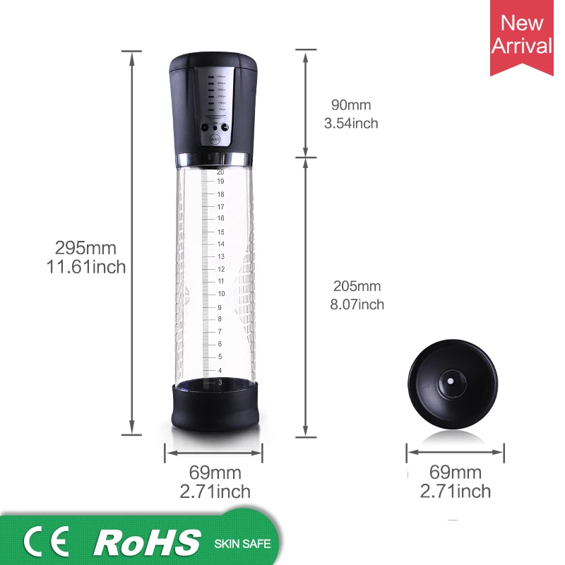 
2021 New Penis Pump, Rechargeable Automatic Penis Enlargement Vacuum Pump,Erection Penis enlargerPenis Extender 