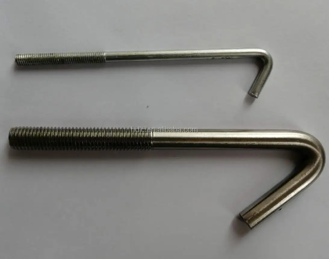 
China fastener foundation j bolt zinc plated 