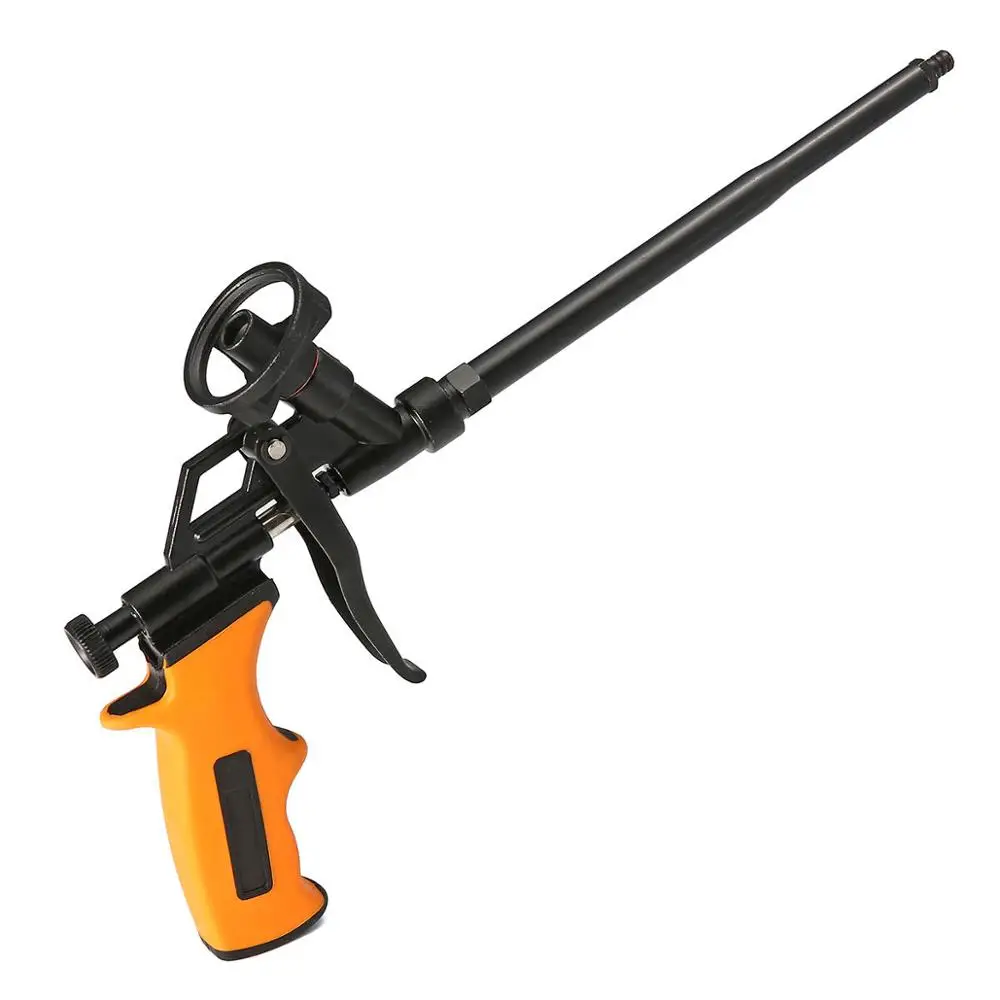 Пенопластовый трубчатый пистолет, ручной пистолет для уплотнения пены, расширяющийся заполняющий пистолет для уплотнения пены из алюминия