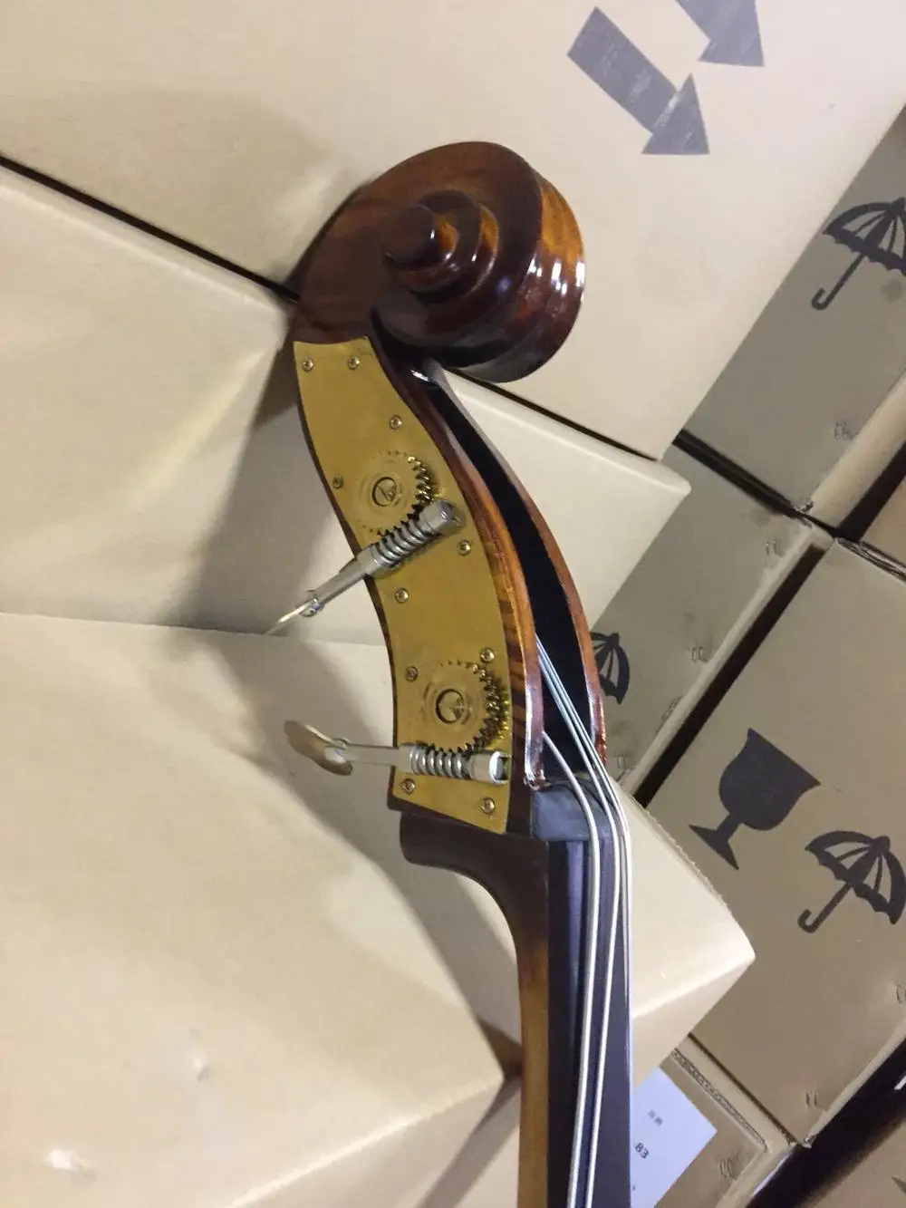 advanced  professional handmade natural flame contrabass/double bass