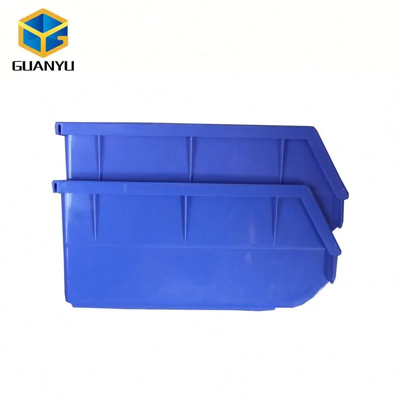Garage storage plastic hang-able bins for small parts screws tools