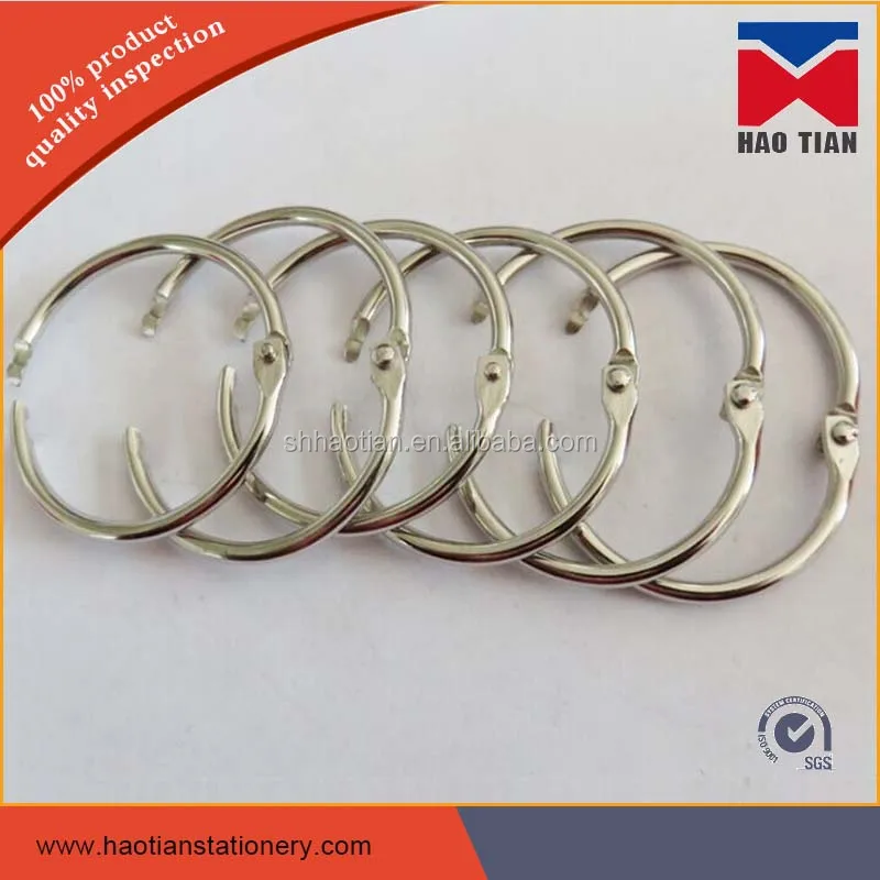 metal binding rings loose leaf binder rings small book ring 25mm