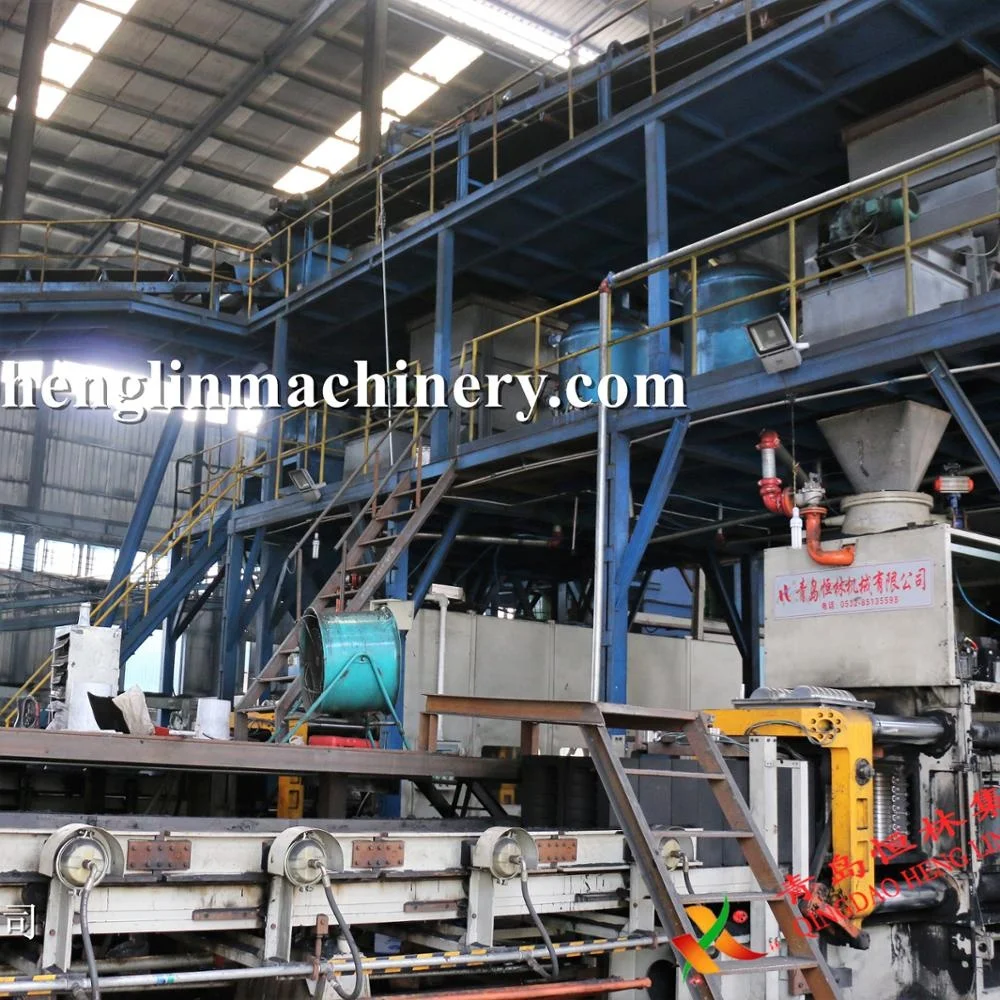 Manhole cover casting line making / automatic molding line