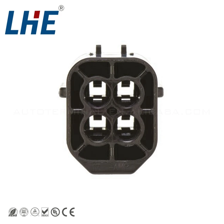 Pbt gf + 4 pin женские автомобильные разъем с контактами и уплотнения