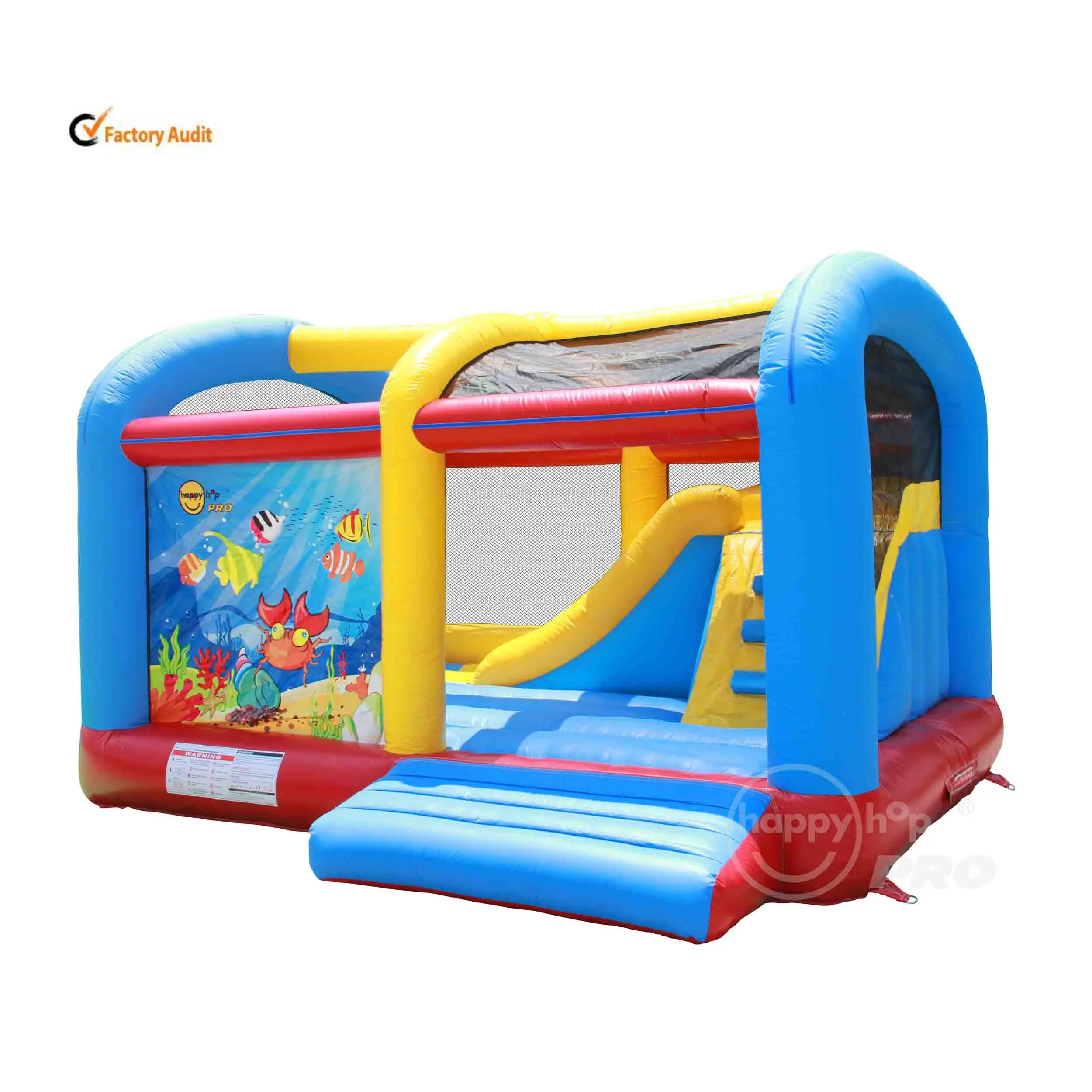Happy Hop Pro 1019N--Ocean World Climb n Slide Bouncer