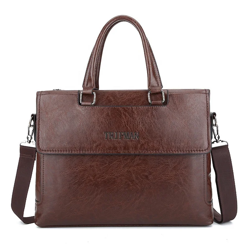 Модный мужской портфель TRIPMAN из искусственной кожи, портативные сумки для ноутбука, сумки-мессенджеры через плечо для мужчин