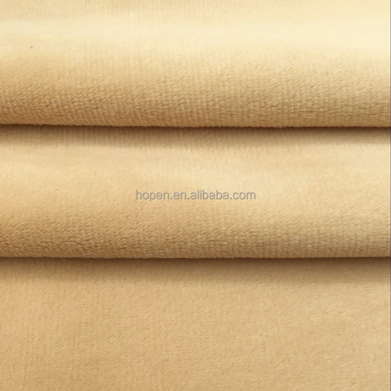 Guangdong factory wholesale production 100% Polyester Eco-Friendly Plush Velvet Fabric For Making Soft Toys