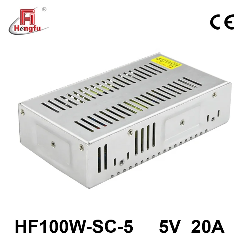 5V 20A Hengfu HF100W-SC-5 SMPS одиночный выход AC DC CE PFC Импульсный источник питания