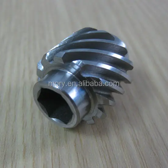 OEM shop CNC milling spindle ground shaft gearing