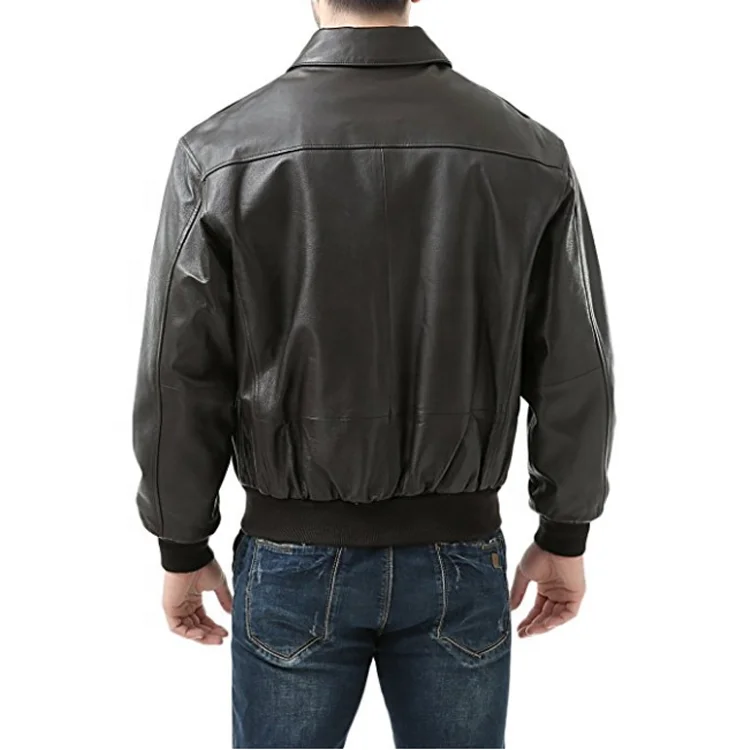 
Short length leather winter fashion jacket 
