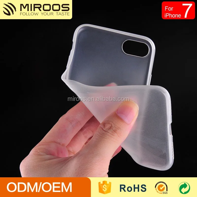2017 New Best Selling Matte Inner Clear Soft TPU Phone Case for iPhone 7