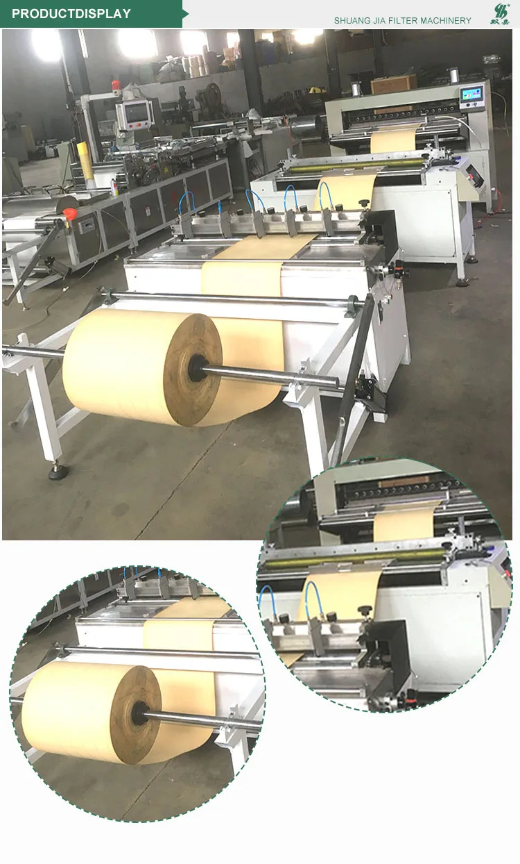 1100  55mm type  Fully automatic filter knife pleating machine