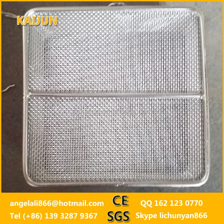 anping customize stainless steel 304 needle cleaning basket / disinfection baskets with cover