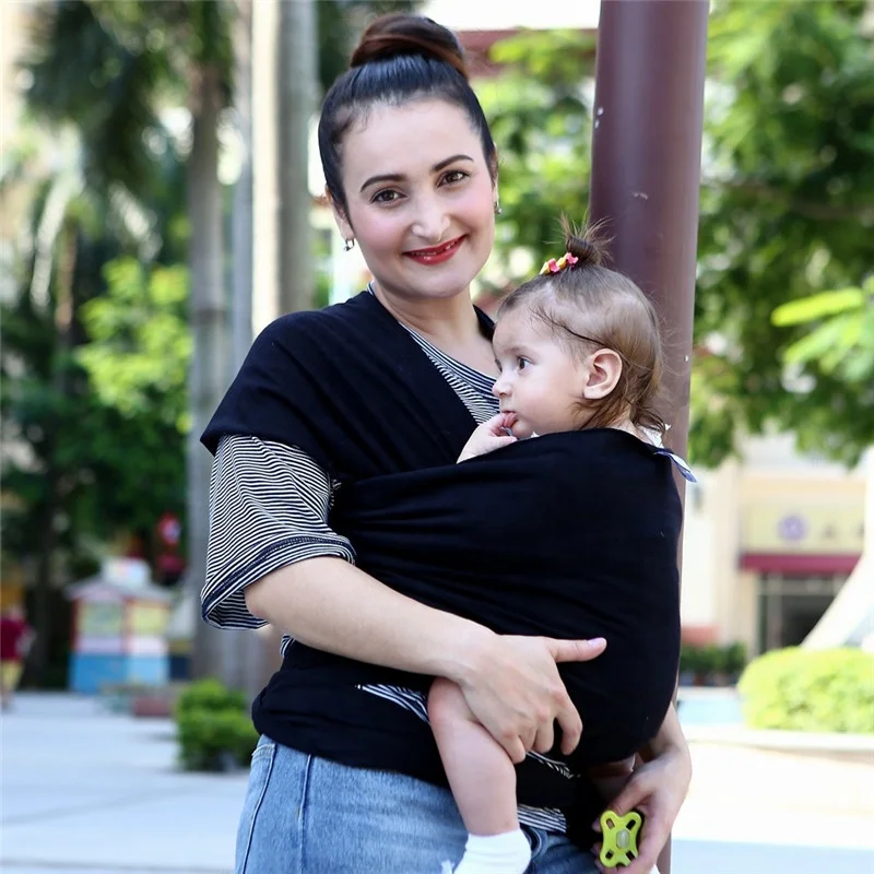 Professional ergonomic lightweight adjustable breathable baby sling wrap carrier
