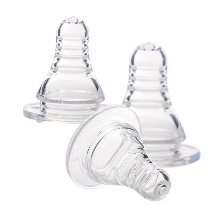 
Baby Bottle Food Grade Liquid Silicone Feeding Nipple For Baby Transparent Silicone Nipple Manufacturers 