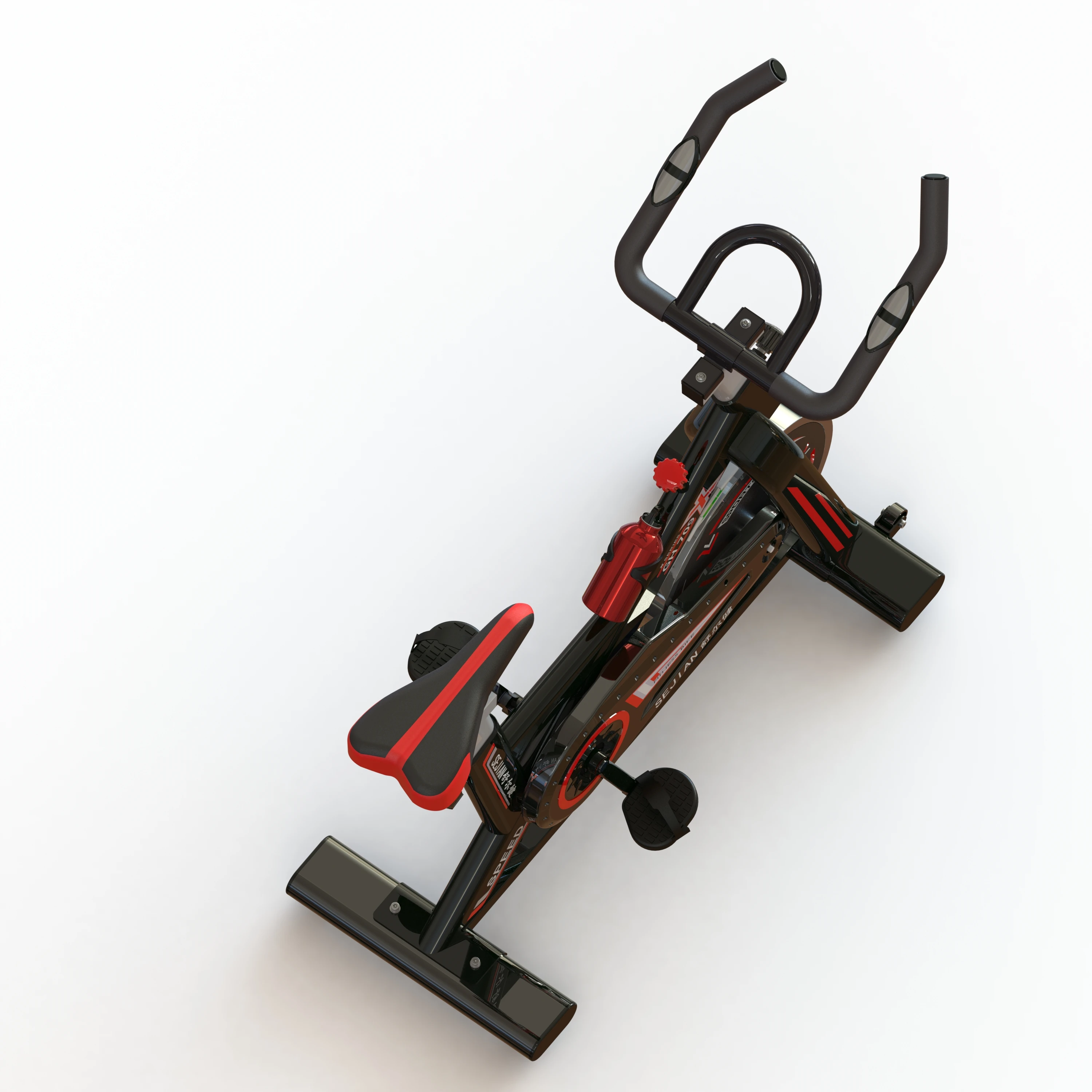 Тренажерный зал, велотренажер, тренажер для фитнеса, велотренажер, велотренажер для взрослых в двери