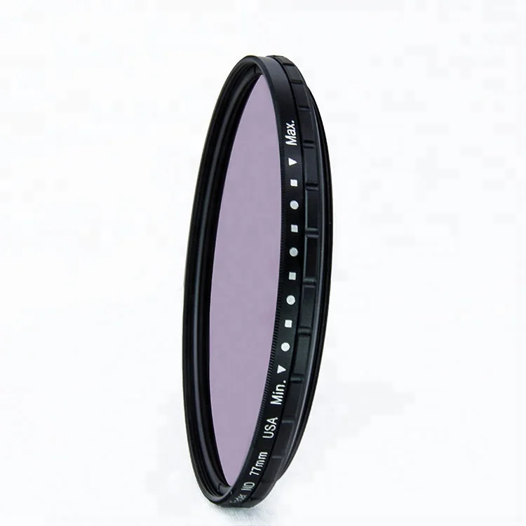 
YOPHY camera Variable ND2x-400x filter AGC glass Neutral Density nd Filter for Camera lenses 